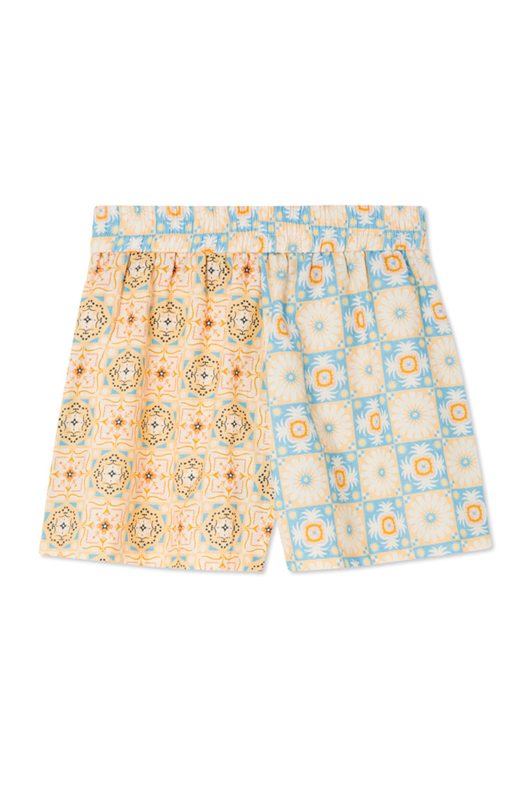 NEVER FULLY DRESSED Pastel Geo Clash Elissa Shorts