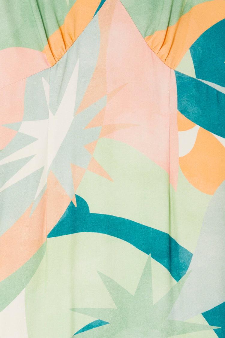NEVER FULLY DRESSED Sage Lyra Poppy Midi Dress