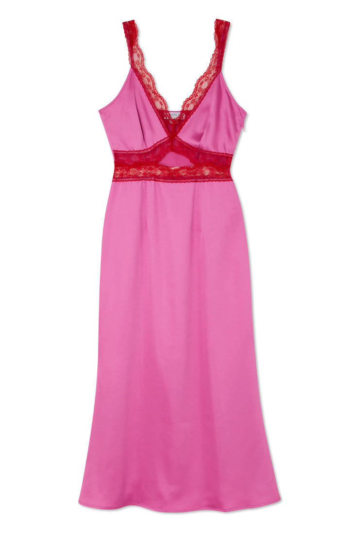 NEVER FULLY DRESSED Pink And Red Mimi Dress