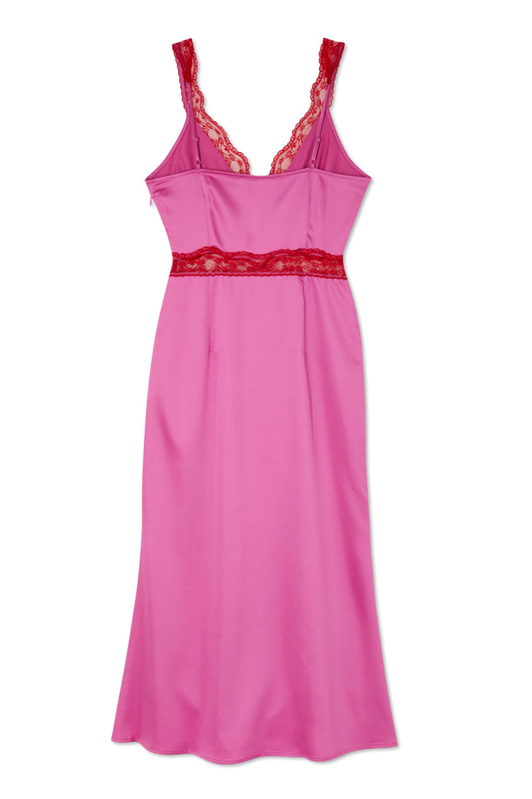 NEVER FULLY DRESSED Pink And Red Mimi Dress