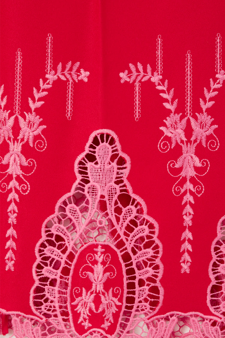 NEVER FULLY DRESSED Red And Pink Arden Trouser