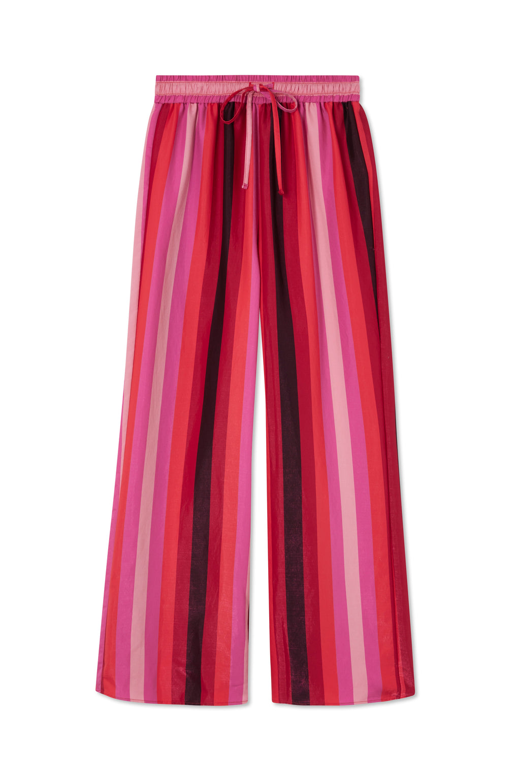 NEVER FULLY DRESSED Pink Stripe Elisa Trousers