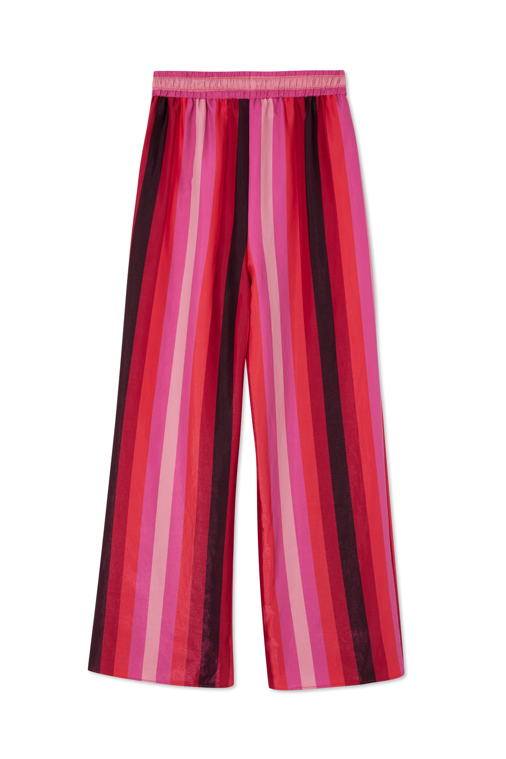 NEVER FULLY DRESSED Pink Stripe Elisa Trousers