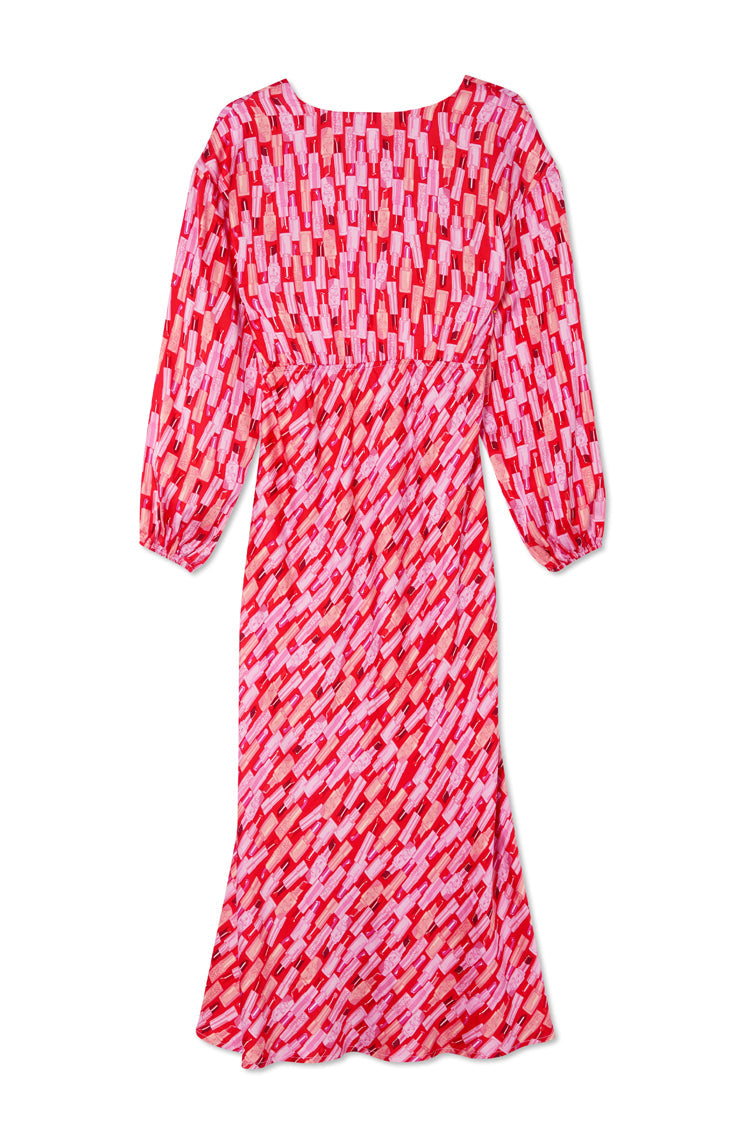 NEVER FULLY DRESSED Red Lipstick Emma Dress