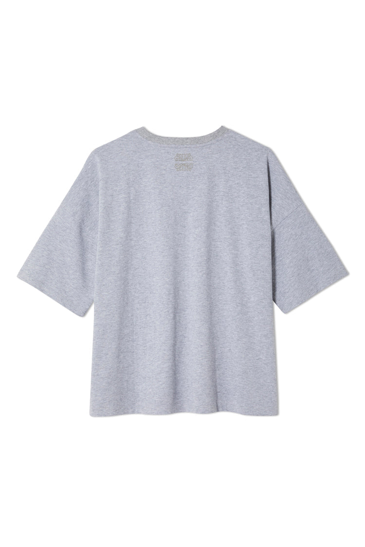 NEVER FULLY DRESSED Grey Running Wild T-shirt With Silver Foil