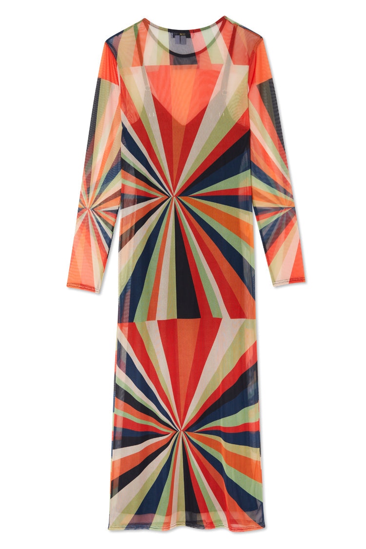 NEVER FULLY DRESSED Starburst Mesh Dress