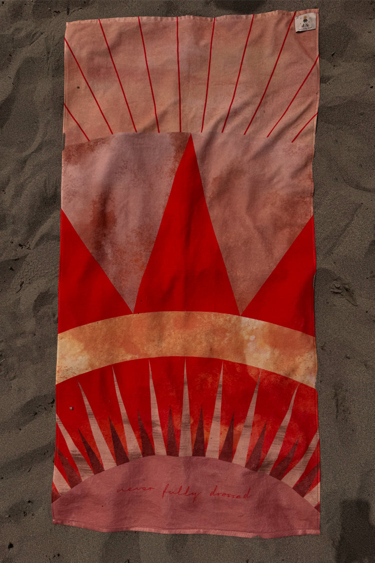 NEVER FULLY DRESSED Sundial Printed Towel