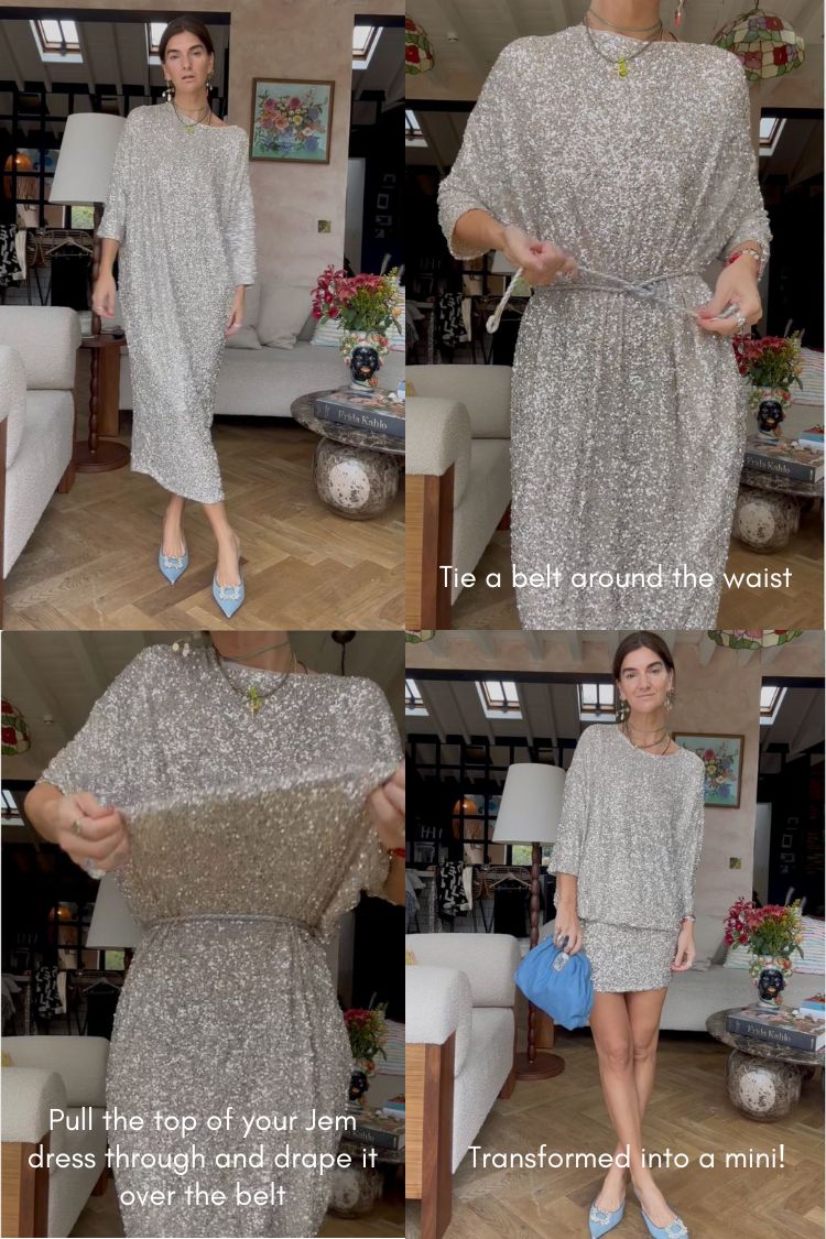 NEVER FULLY DRESSED Sequin Jem Dress Petite