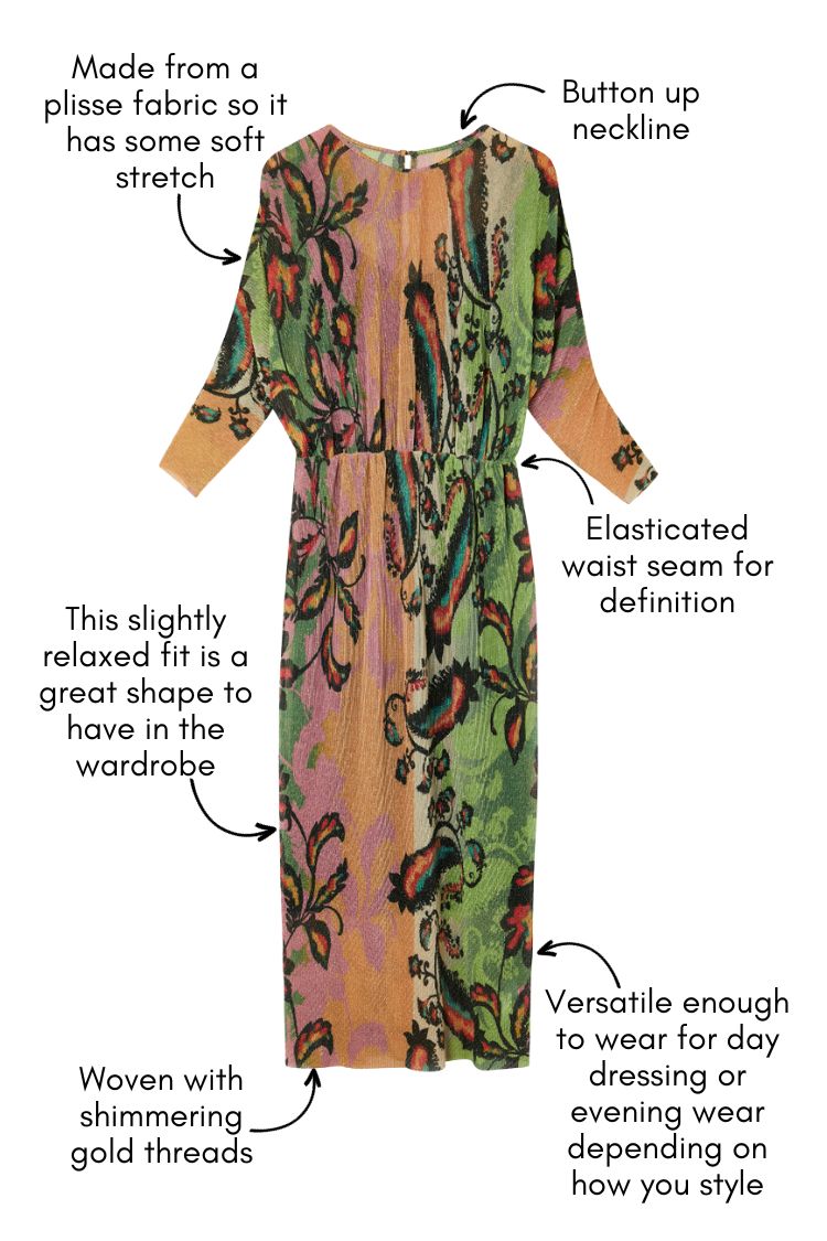 NEVER FULLY DRESSED Plisse Didi Dress