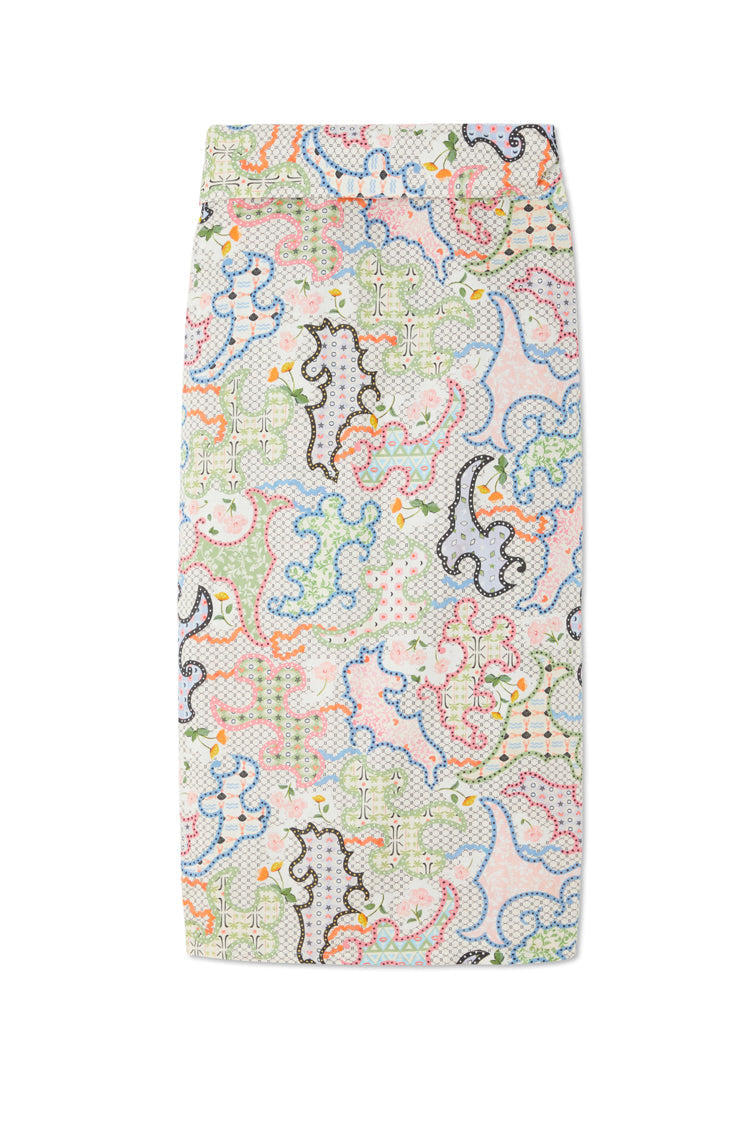 NEVER FULLY DRESSED White Magnolia Jaspre Wrap Skirt
