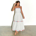  Ivory Clash Check Dress