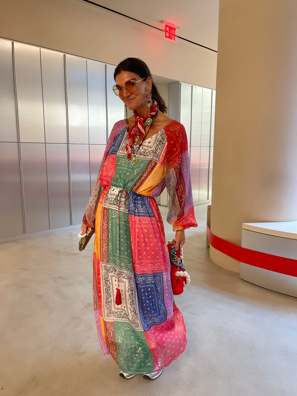  Multi Bandana Riri Dress
