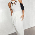 NEVER FULLY DRESSED White Linen Jaspre Skirt