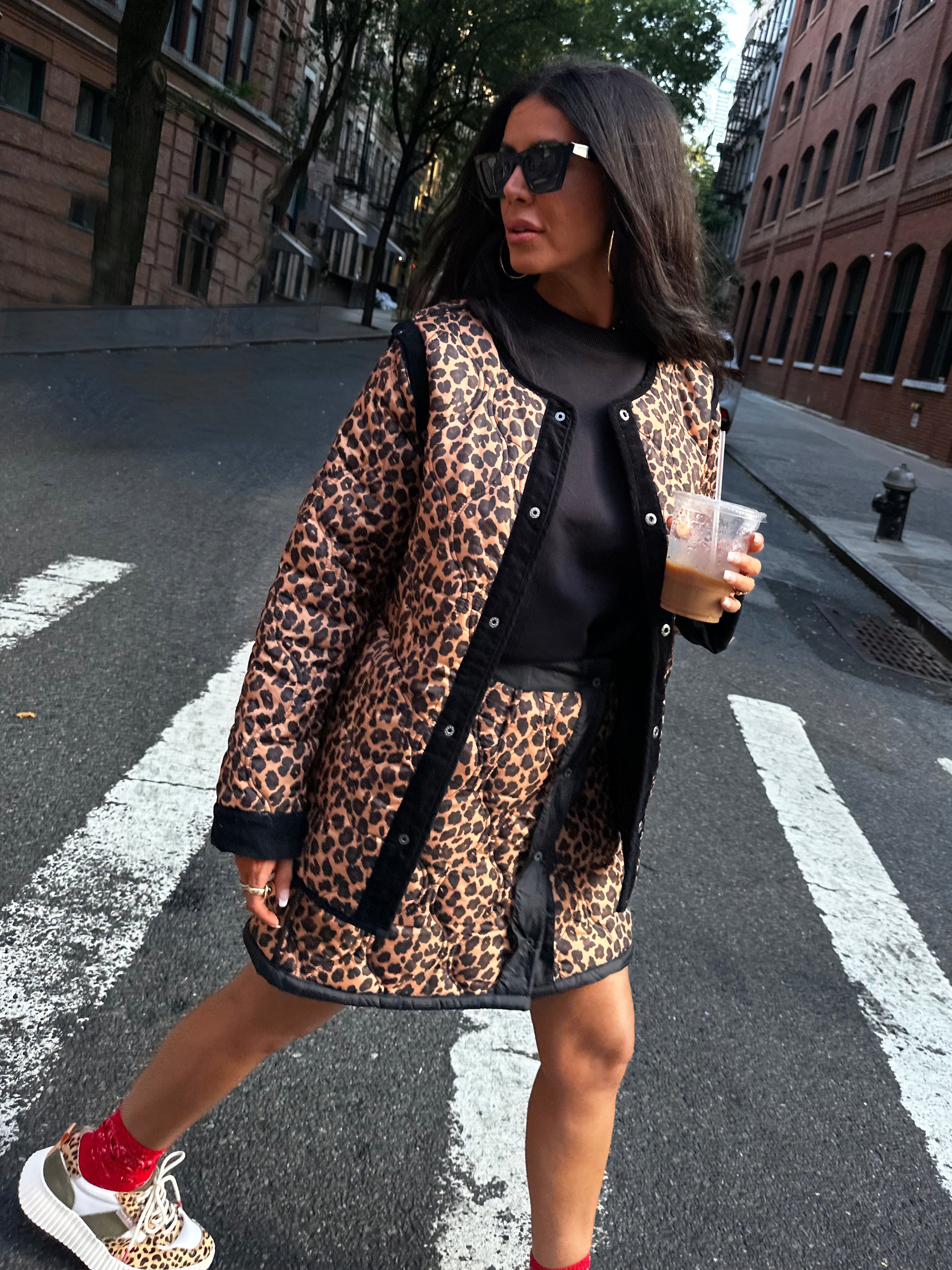  Black Quilted Skirt