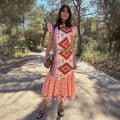 NEVER FULLY DRESSED Bridget Print Frida Dress
