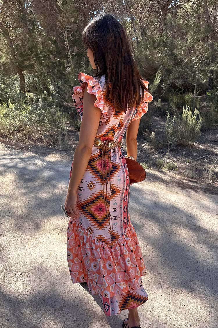 NEVER FULLY DRESSED Bridget Print Frida Dress