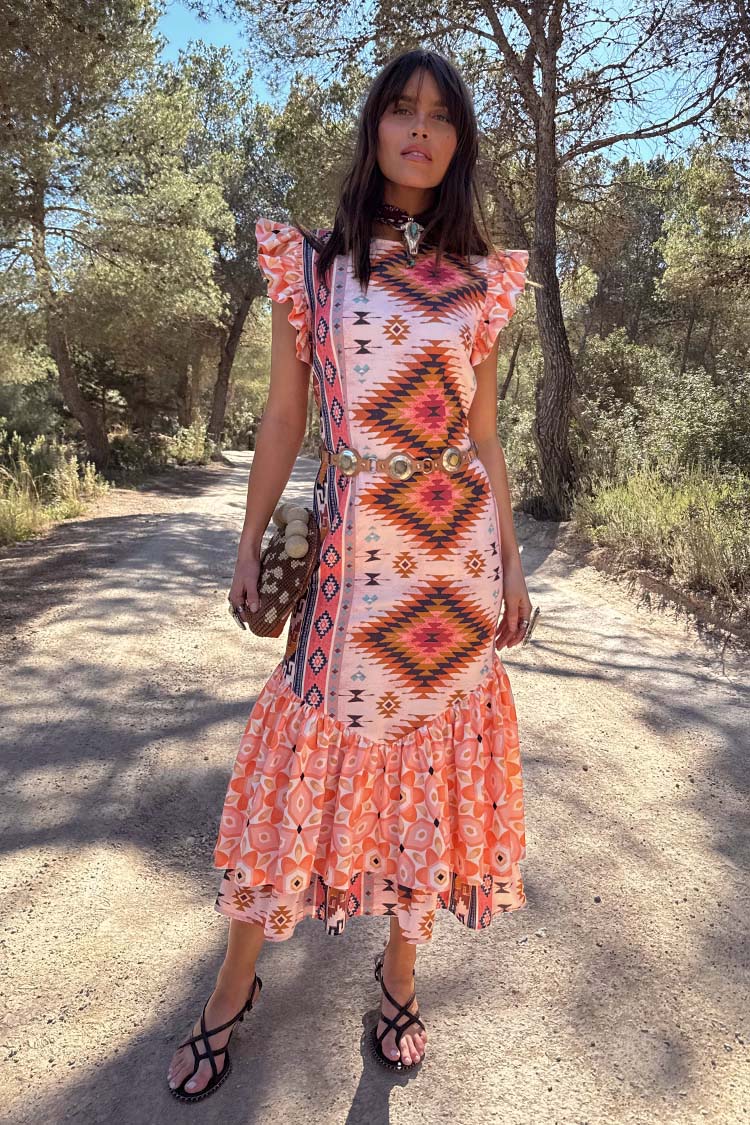 NEVER FULLY DRESSED Bridget Print Frida Dress