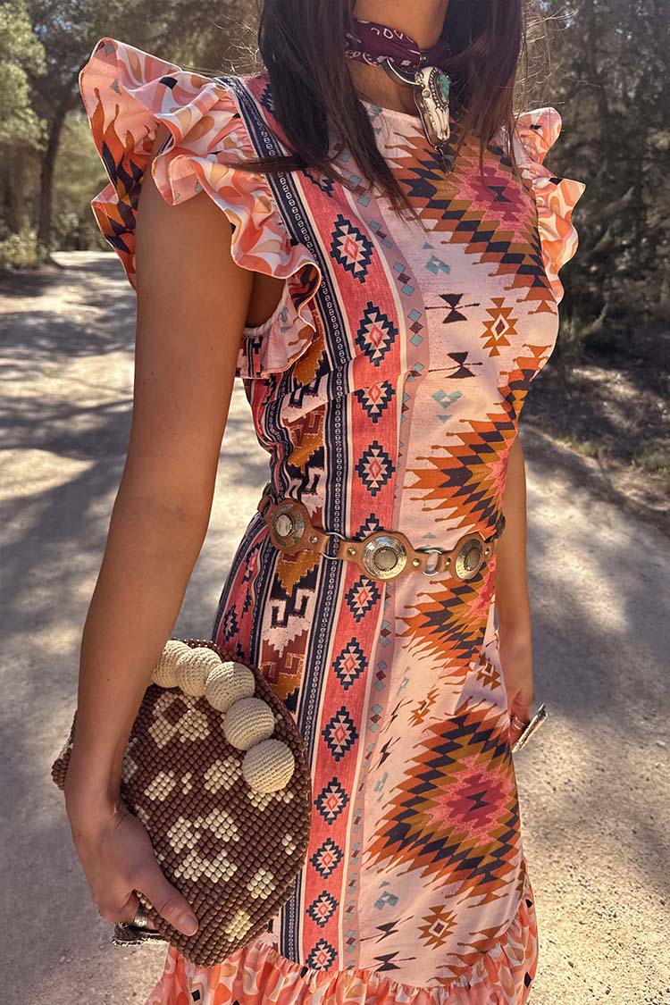 NEVER FULLY DRESSED Bridget Print Frida Dress
