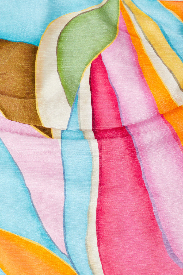 NEVER FULLY DRESSED Abstract One Shoulder Swimsuit