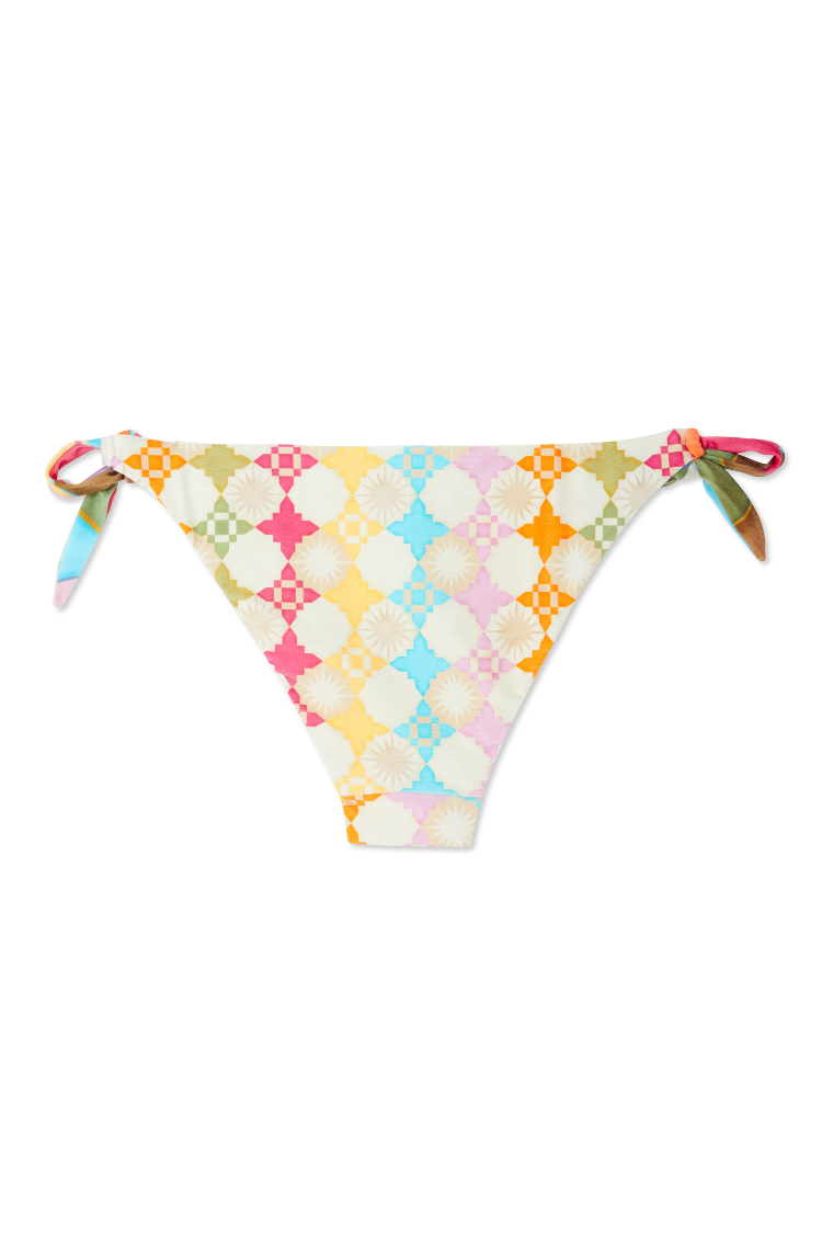 NEVER FULLY DRESSED Abstract Tie Swim Bottom