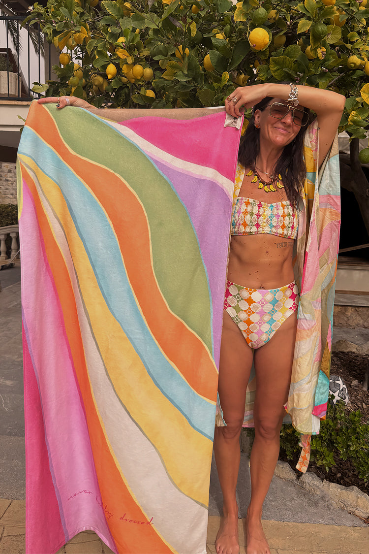 NEVER FULLY DRESSED Abstract Printed Towel
