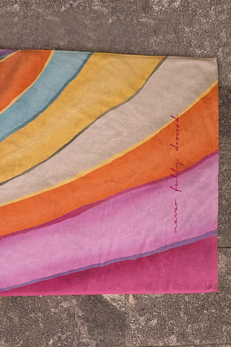 NEVER FULLY DRESSED Abstract Printed Towel