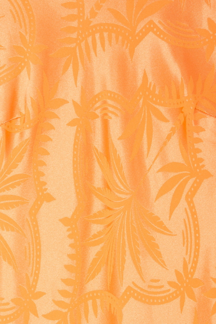 NEVER FULLY DRESSED Apricot Palm Mini Soho Dress