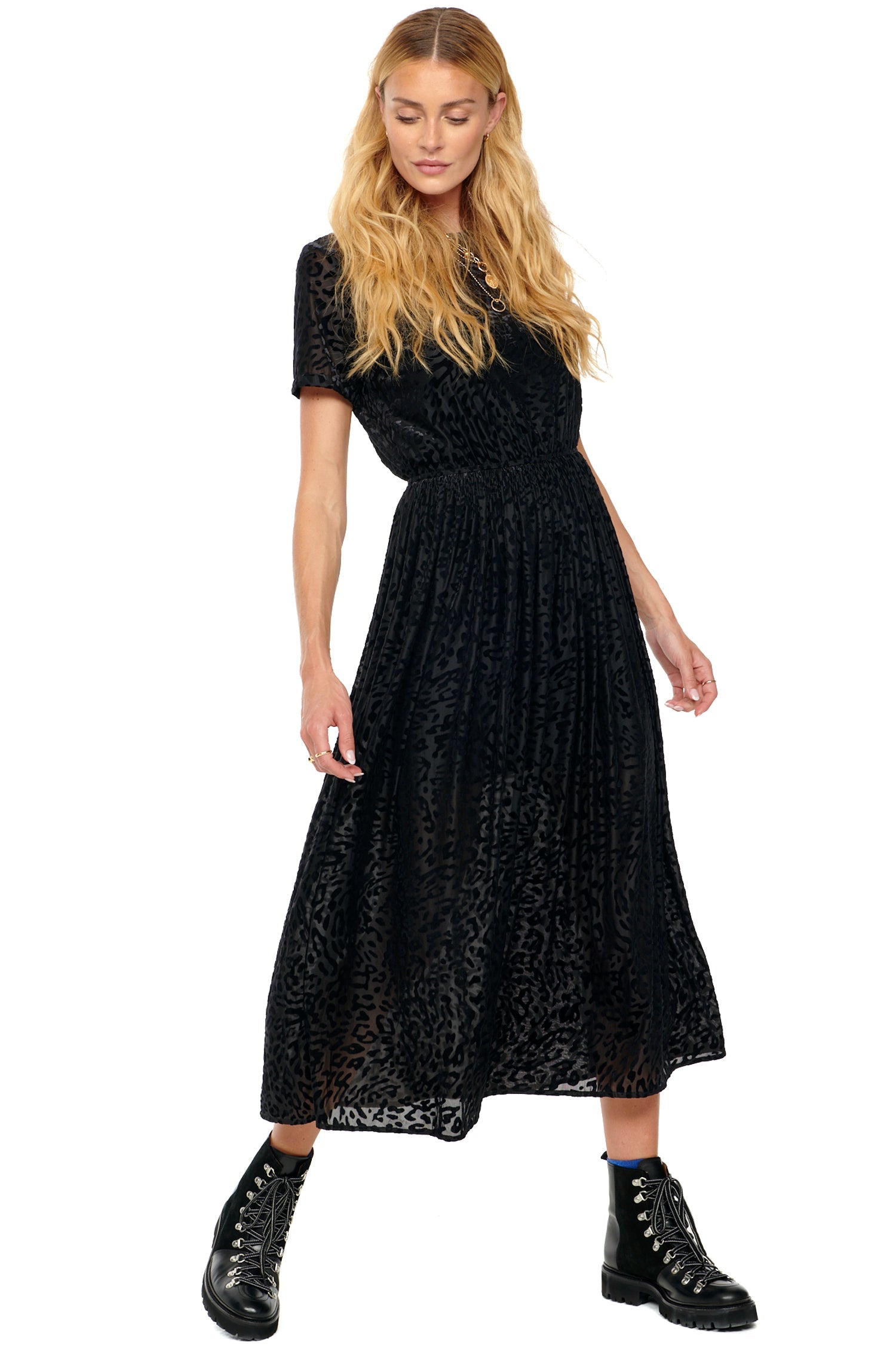  Black Animal Devoree Dress