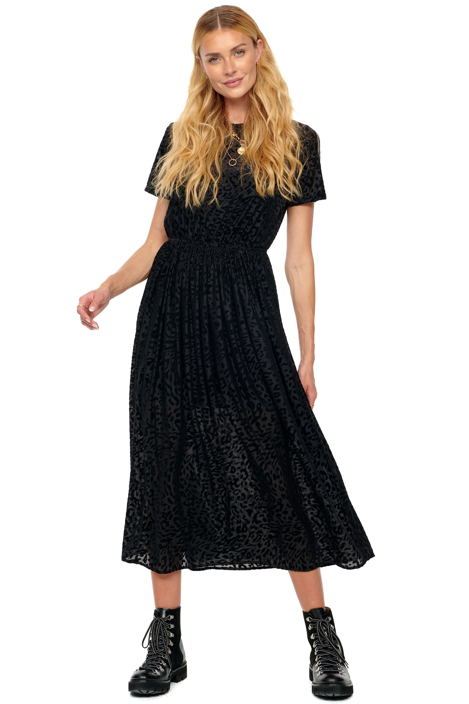  Black Animal Devoree Dress