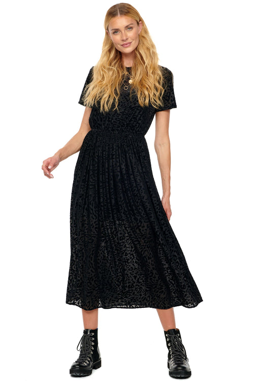  Black Animal Devoree Dress