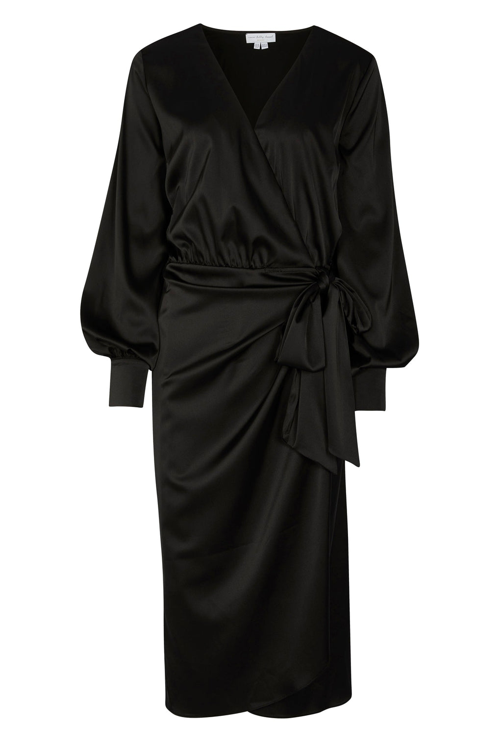 NEVER FULLY DRESSED Black Midi Vienna Dress