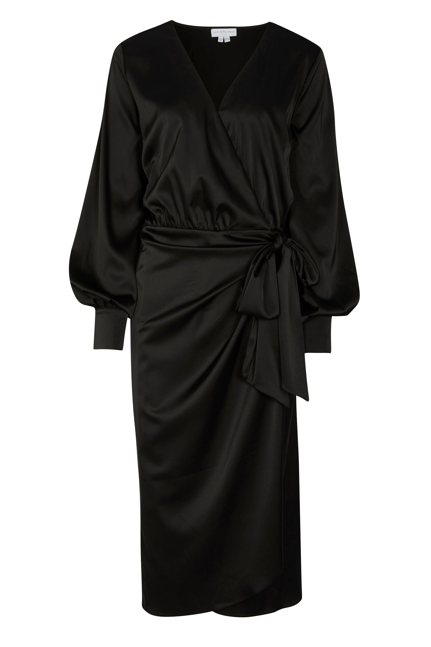 NEVER FULLY DRESSED Black Midi Vienna Dress