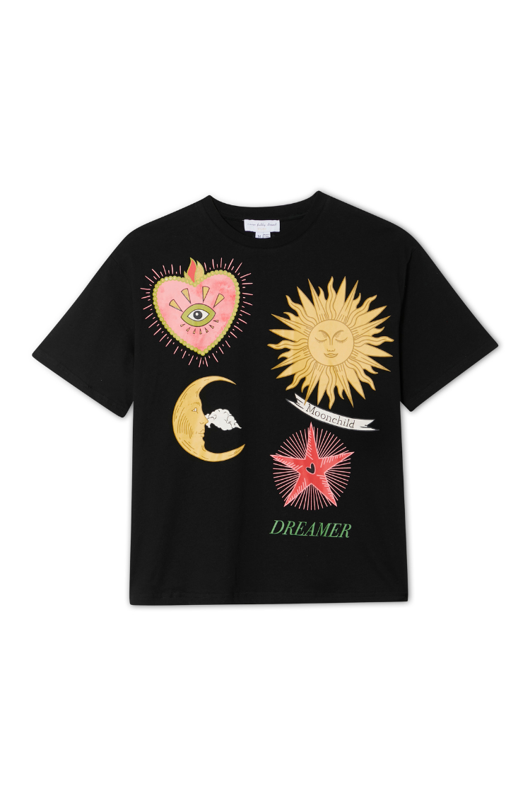 NEVER FULLY DRESSED Black Mystical T-Shirt
