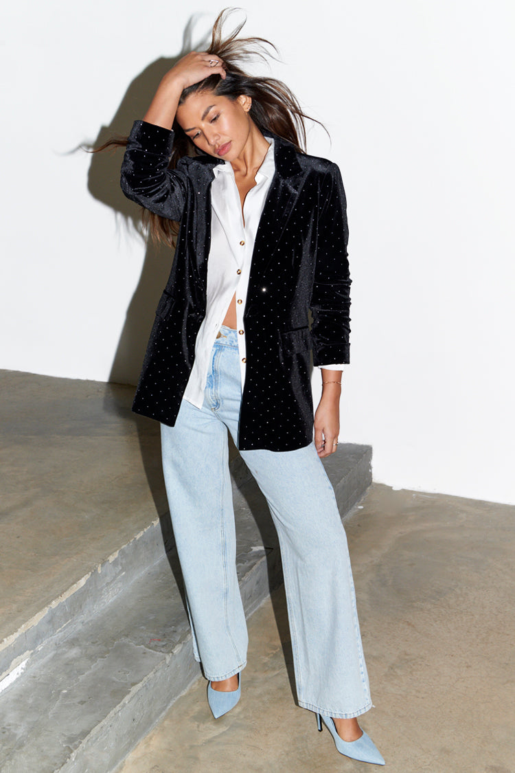  Black Velvet Quinn Blazer