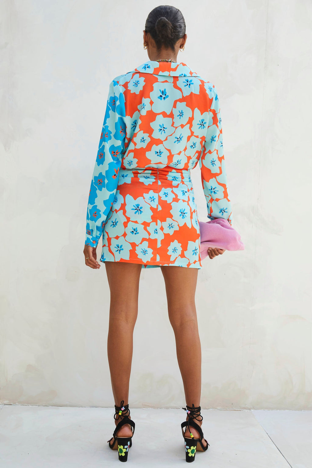  Blue Ally Lucy Mini Skirt