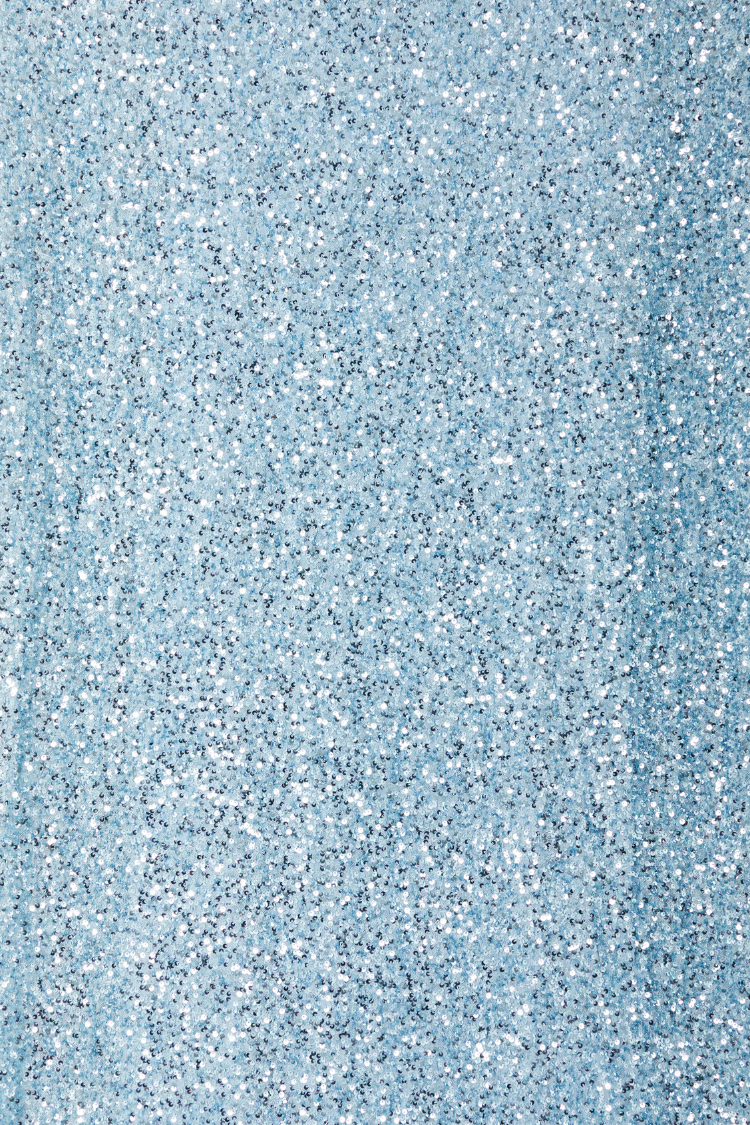NEVER FULLY DRESSED Ice Blue Sequin Jem Dress