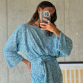 NEVER FULLY DRESSED Ice Blue Sequin Tilly Top