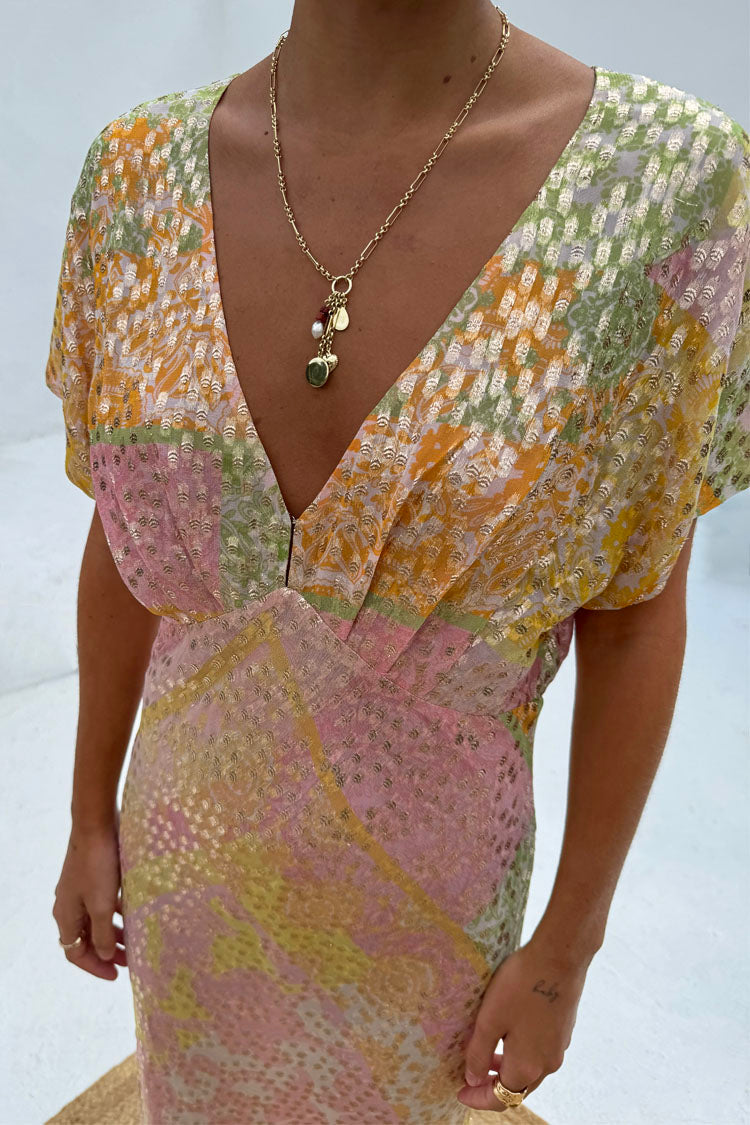 NEVER FULLY DRESSED Pink Boho Elodie Dress