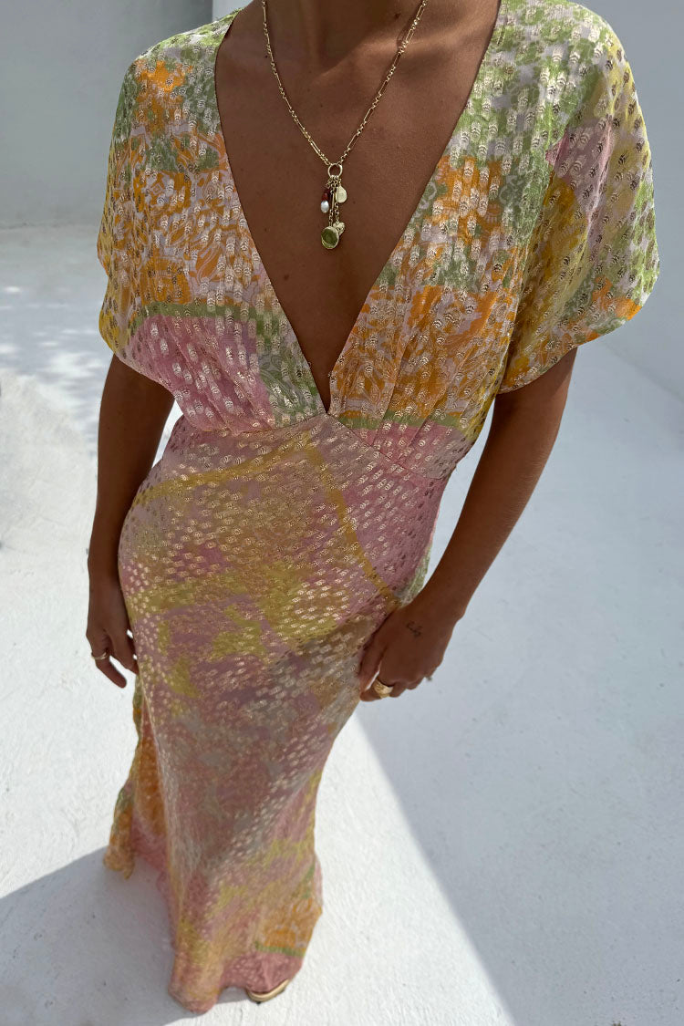 NEVER FULLY DRESSED Pink Boho Elodie Dress