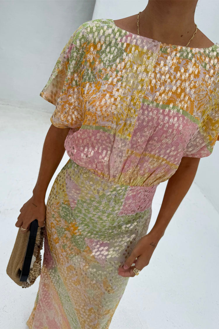 NEVER FULLY DRESSED Pink Boho Elodie Dress
