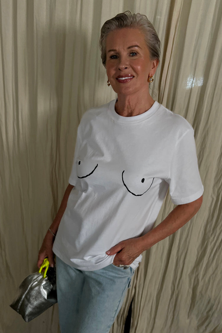 NEVER FULLY DRESSED Boob T-shirt