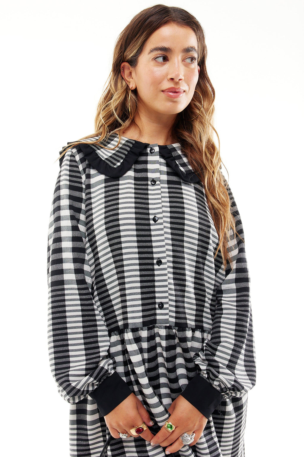  Check Mini Molly Dress