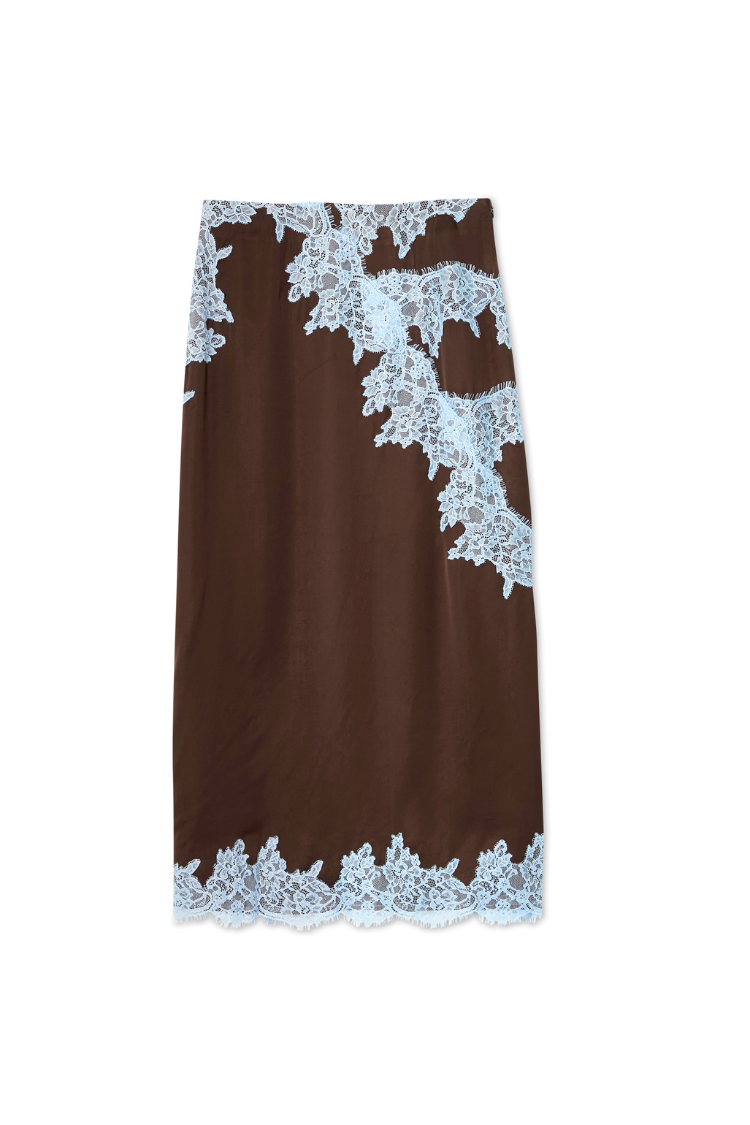 NEVER FULLY DRESSED Chocolate Lily Skirt