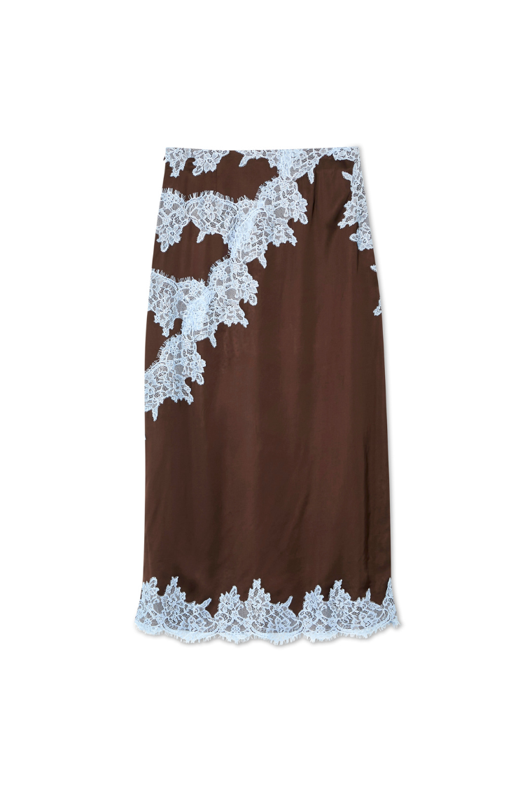 NEVER FULLY DRESSED Chocolate Lily Skirt