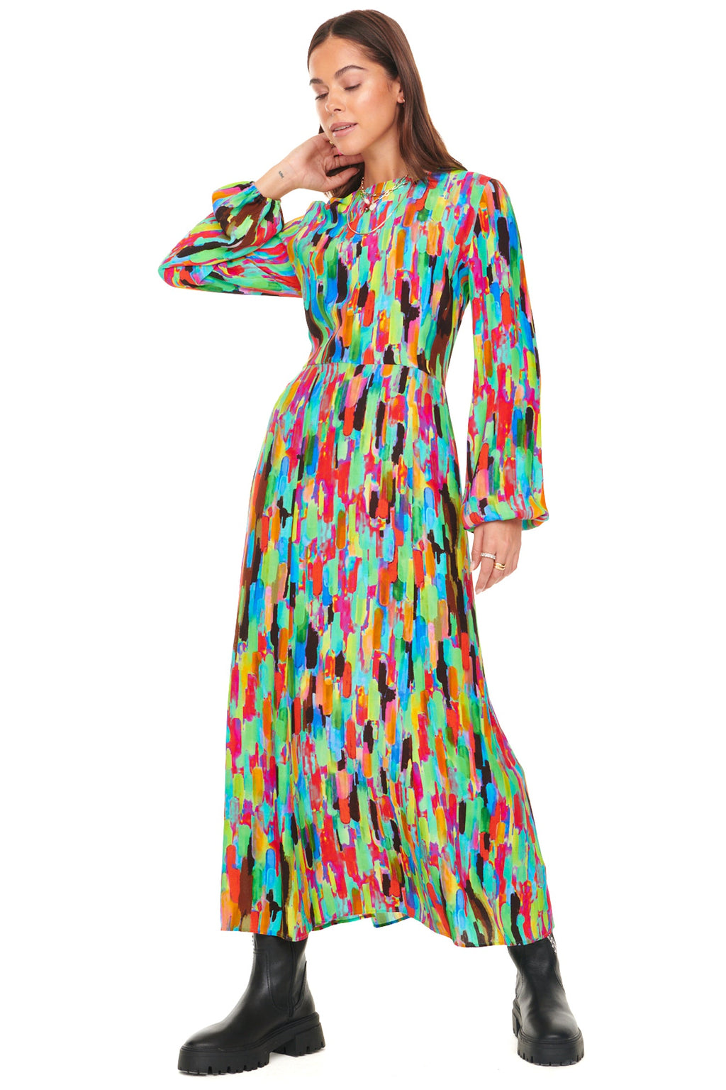  Watercolour Claudie Dress