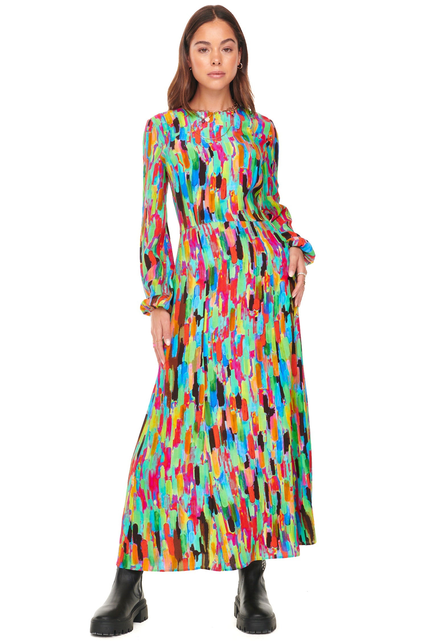  Watercolour Claudie Dress