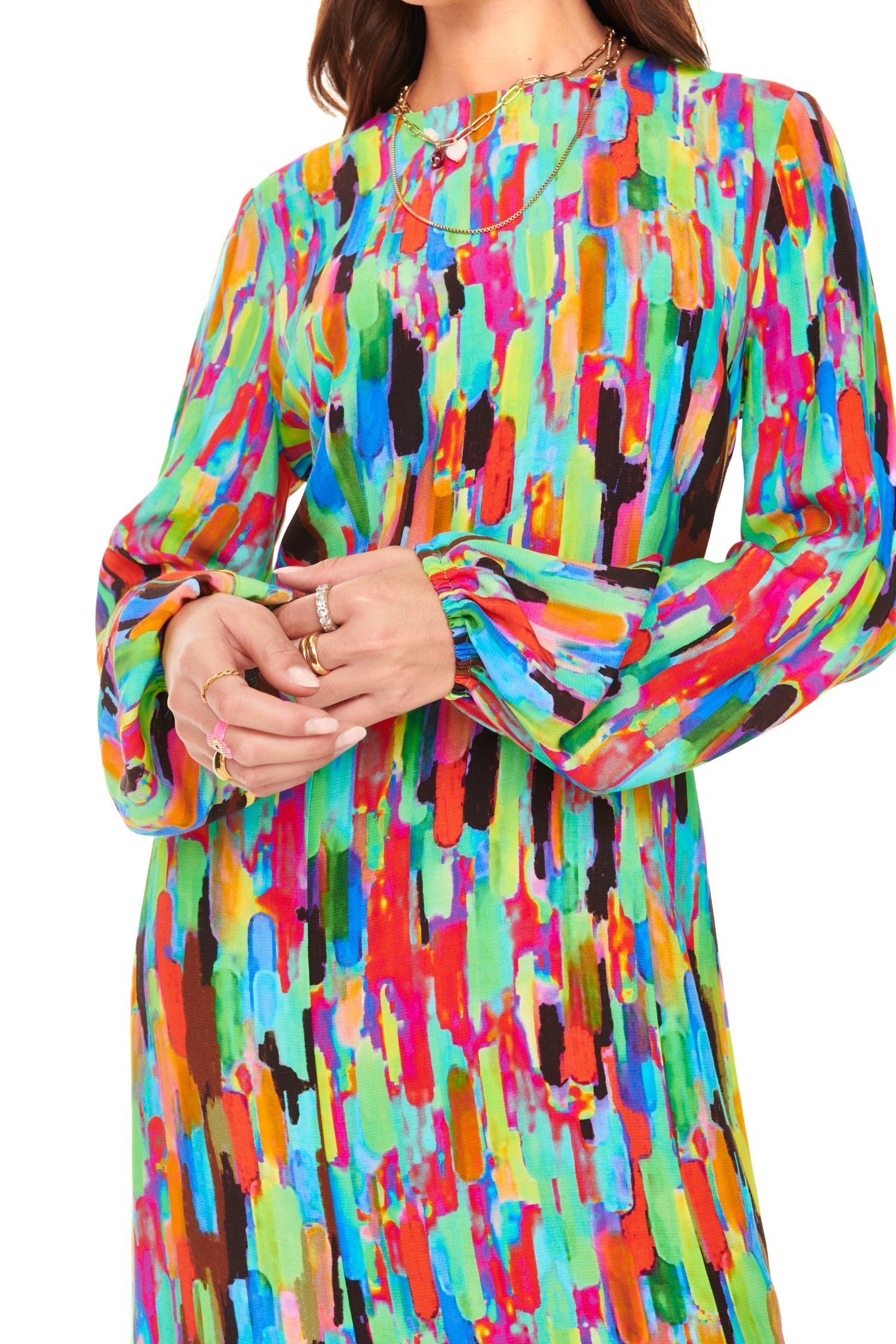  Watercolour Claudie Dress