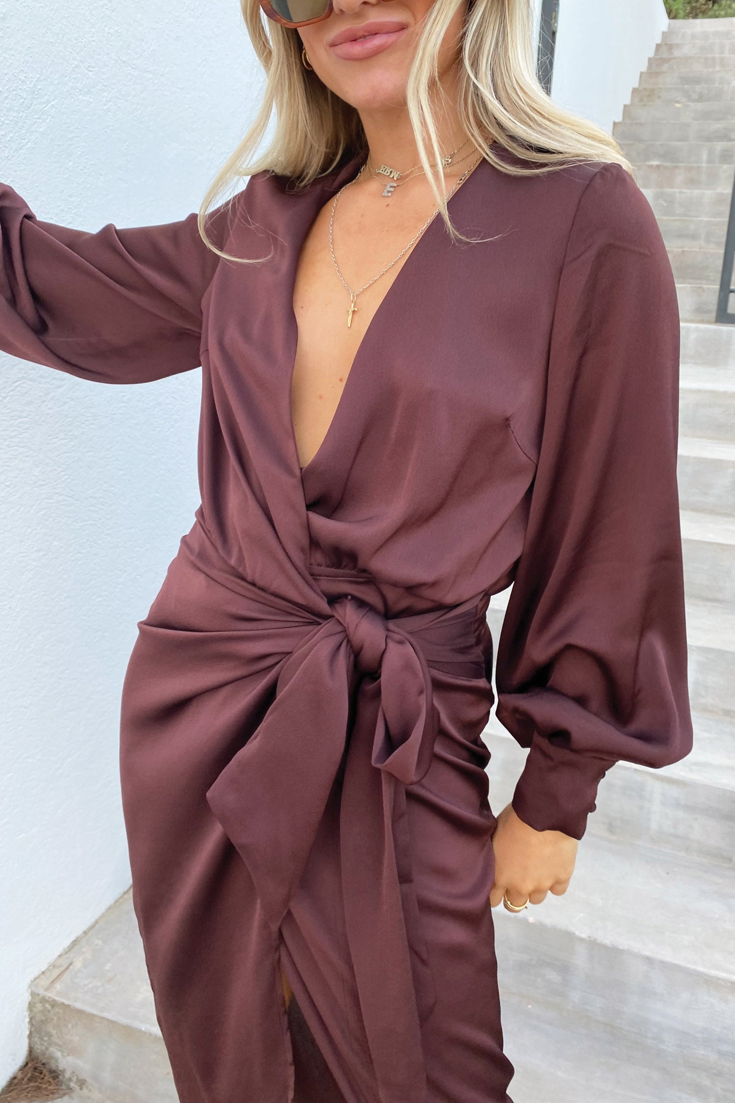 NEVER FULLY DRESSED Coco Wrap Dress