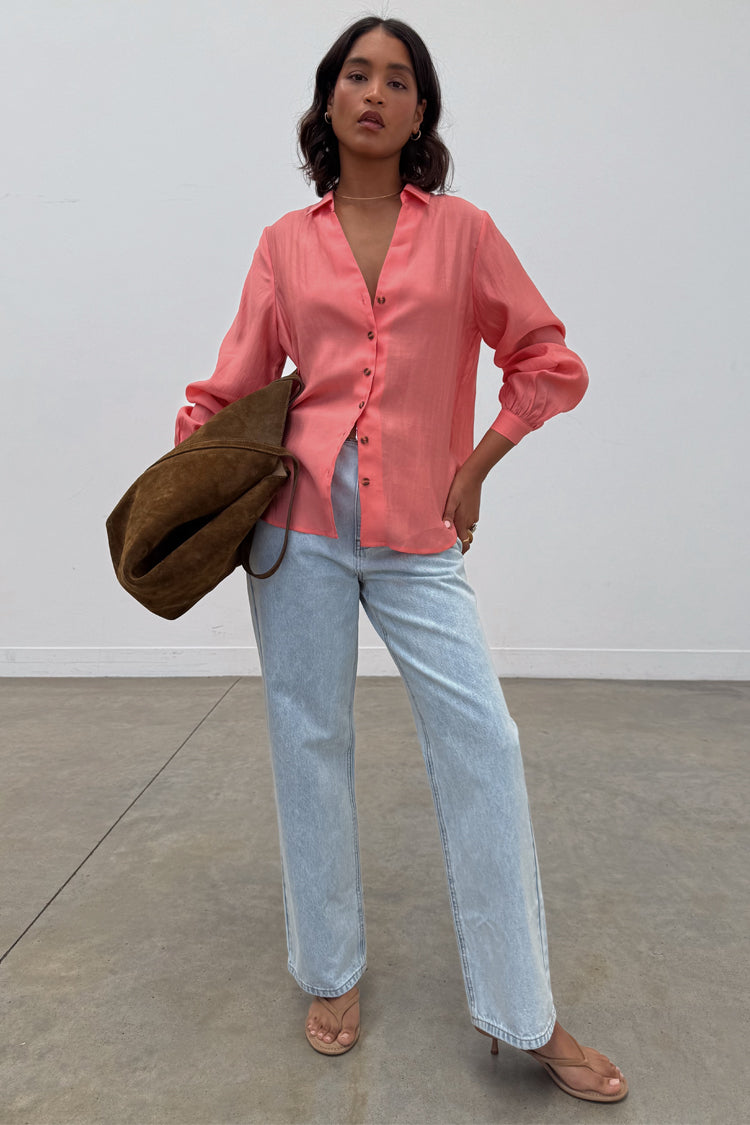 NEVER FULLY DRESSED Coral Miley Shirt