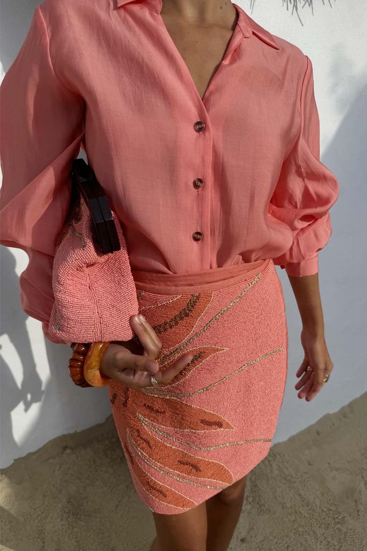 NEVER FULLY DRESSED Coral Miley Shirt
